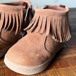 CARTER'S Brown Suede Bootie KIDS Size 8